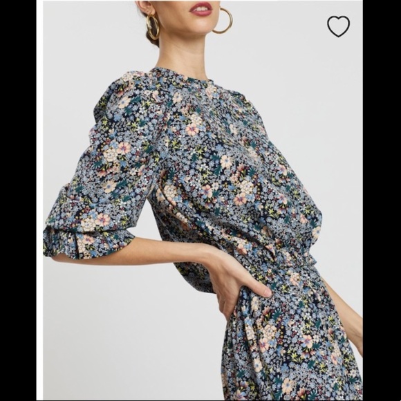 Never Fully Dressed Floral Jasmine Midi Dress US 8 - Picture 5 of 14